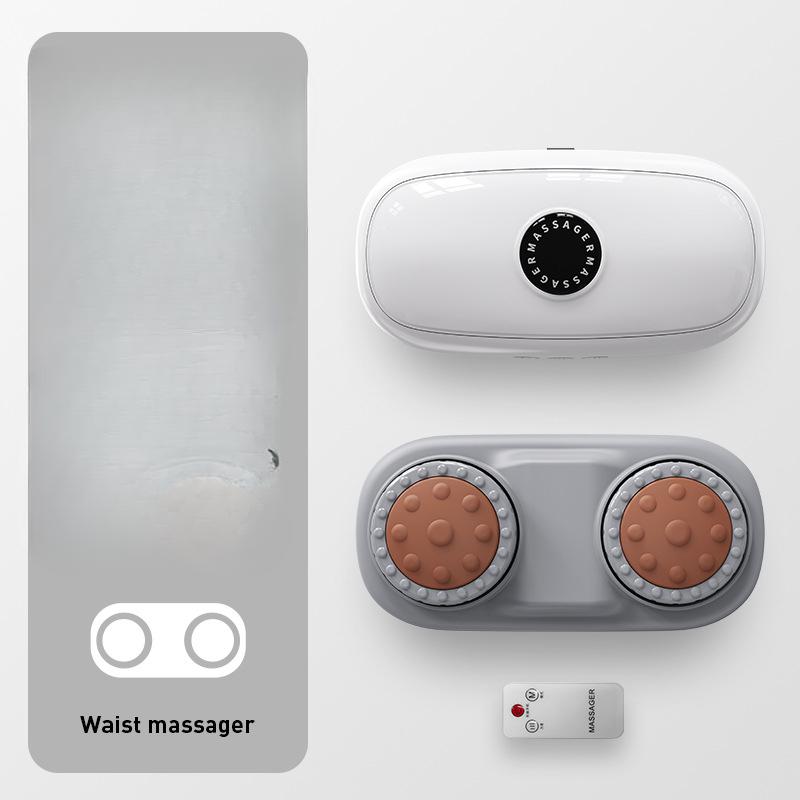 Bianshi Waist Massager Electric Beat Muscle Relaxation Vibrator Back Home Fat Beating Massage Belt.