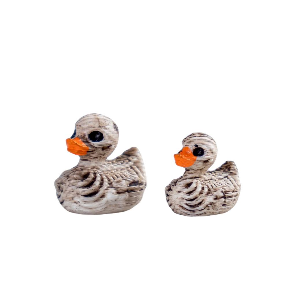 3D Printed Halloween Skeleton Mini Duck DIY Decoration Toy Ornament Craft Gift