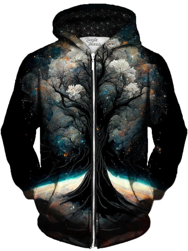 Психоделический узор 3D-печать Пейзаж Толстовки на молнии Мужские Женские Модные Толстовки с капюшоном Оверсайз Детские Толстовки на молнии Пальто
