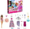 Кукла с аксессуарами Barbie Адвентский календарь HKB09
