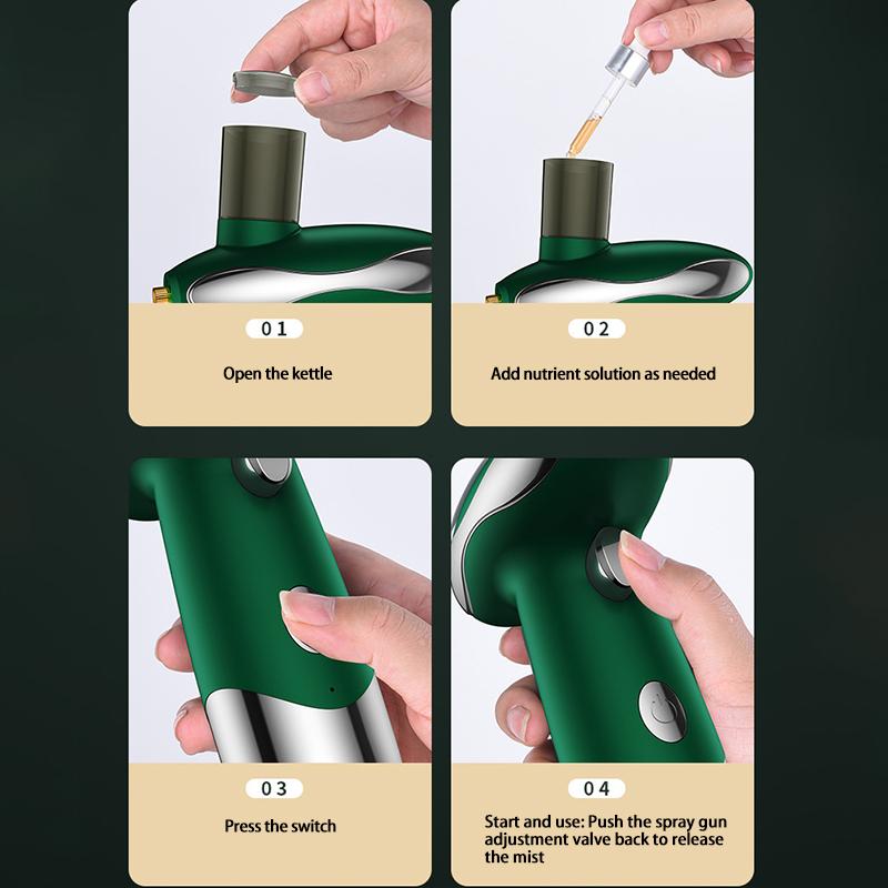 Новый инструмент для инъекций кислорода, водовосполняющий спрей, бытовой косметический инструмент, портативный ручной инструмент для красоты лица