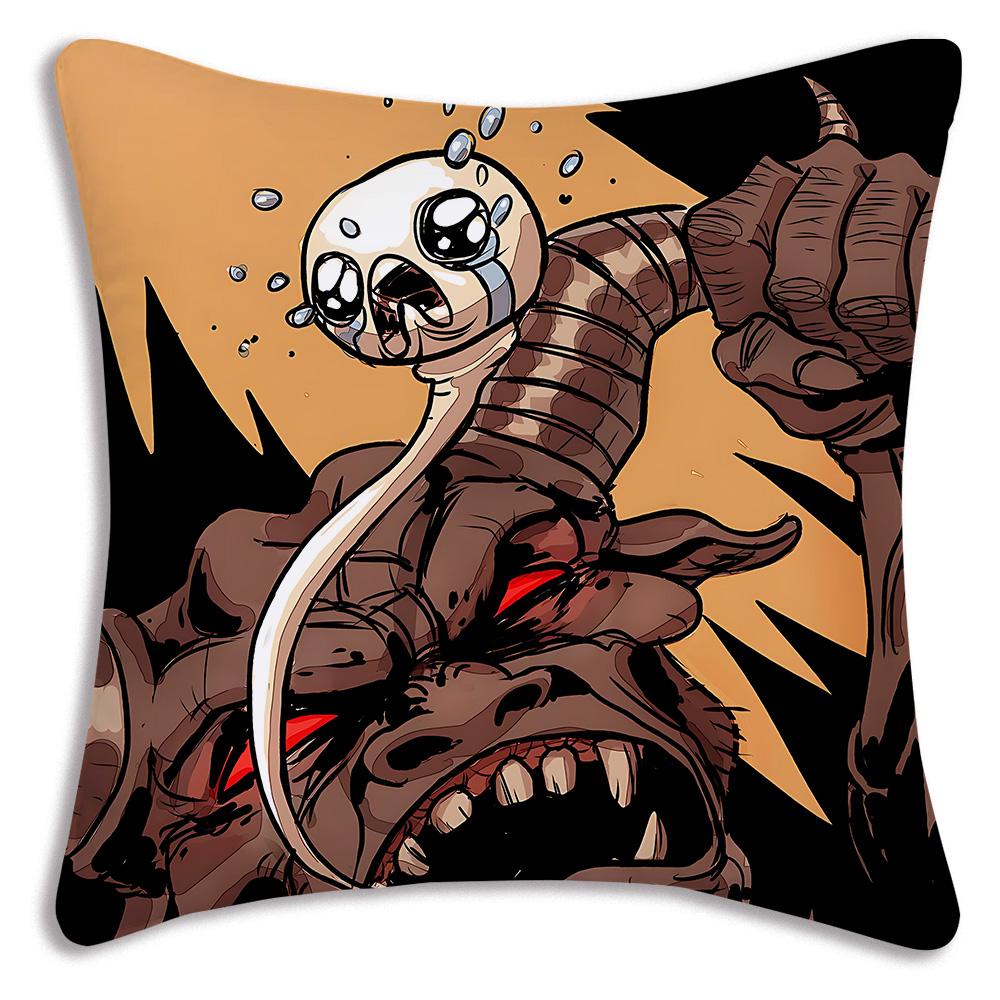 Мультяшные Наволочки The Binding of Isaac Мультяшные Декоративные Подушки для Дивана Домашние Двусторонние Короткий Плюш Милый Чехол для Подушки
