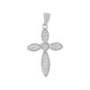Серебряный крестик с фианитами (2080763)