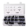 113PCS Vacuum Connector Assortment Automotive Vacuum Tubing Connector Tee Kit Water Spray Pipe Joints Car Wiper Connection Pipe