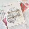 Женская заколка для волос со стразами в стиле Urban Chic - Маленький свежий модный аксессуар в корейском стиле