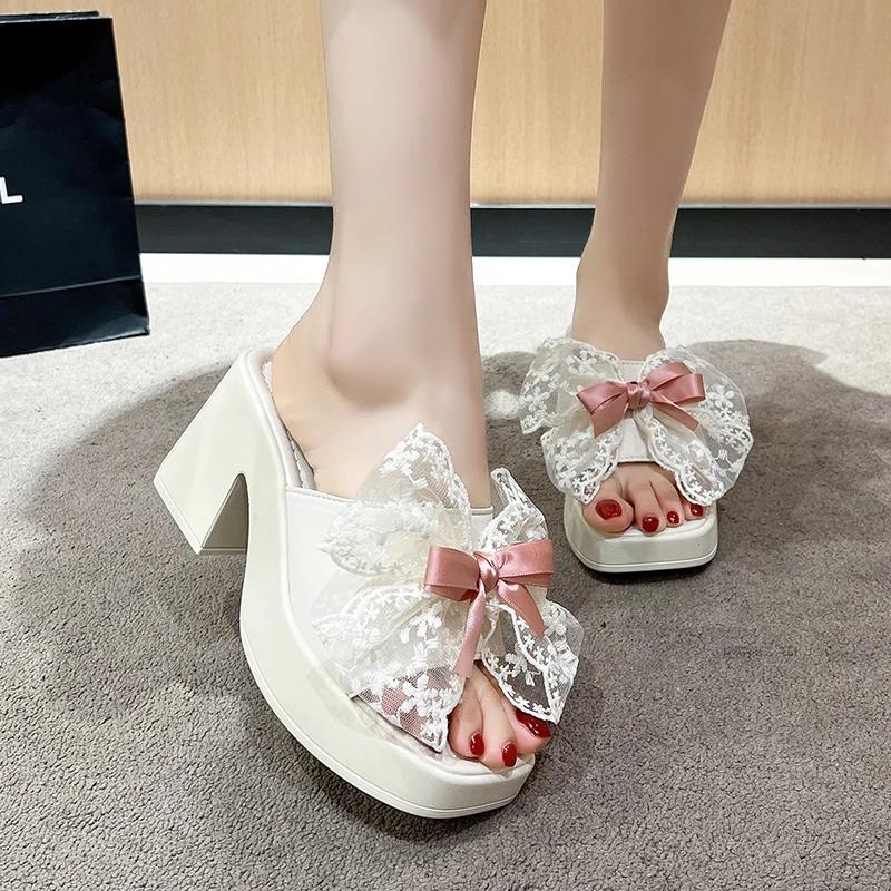 Модные женские босоножки на толстом каблуке 8,5 см, туфли на толстой платформе с открытым носком, летние сексуальные праздничные пляжные сандалии на высоком каблуке