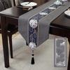 Zen Style Waterproof Fabric Tea Table Runner