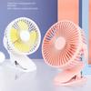 Summer Portable Mini Clip Hand Fan - USB Charging Quiet Electric Fan Desktop & Stroller/Cart Fan for Baby Outdoor Accessories
