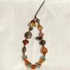 Vintage Style Phone Case Keychain Bead Key Chain New Bead Bracelet Wrist Strap Gifts