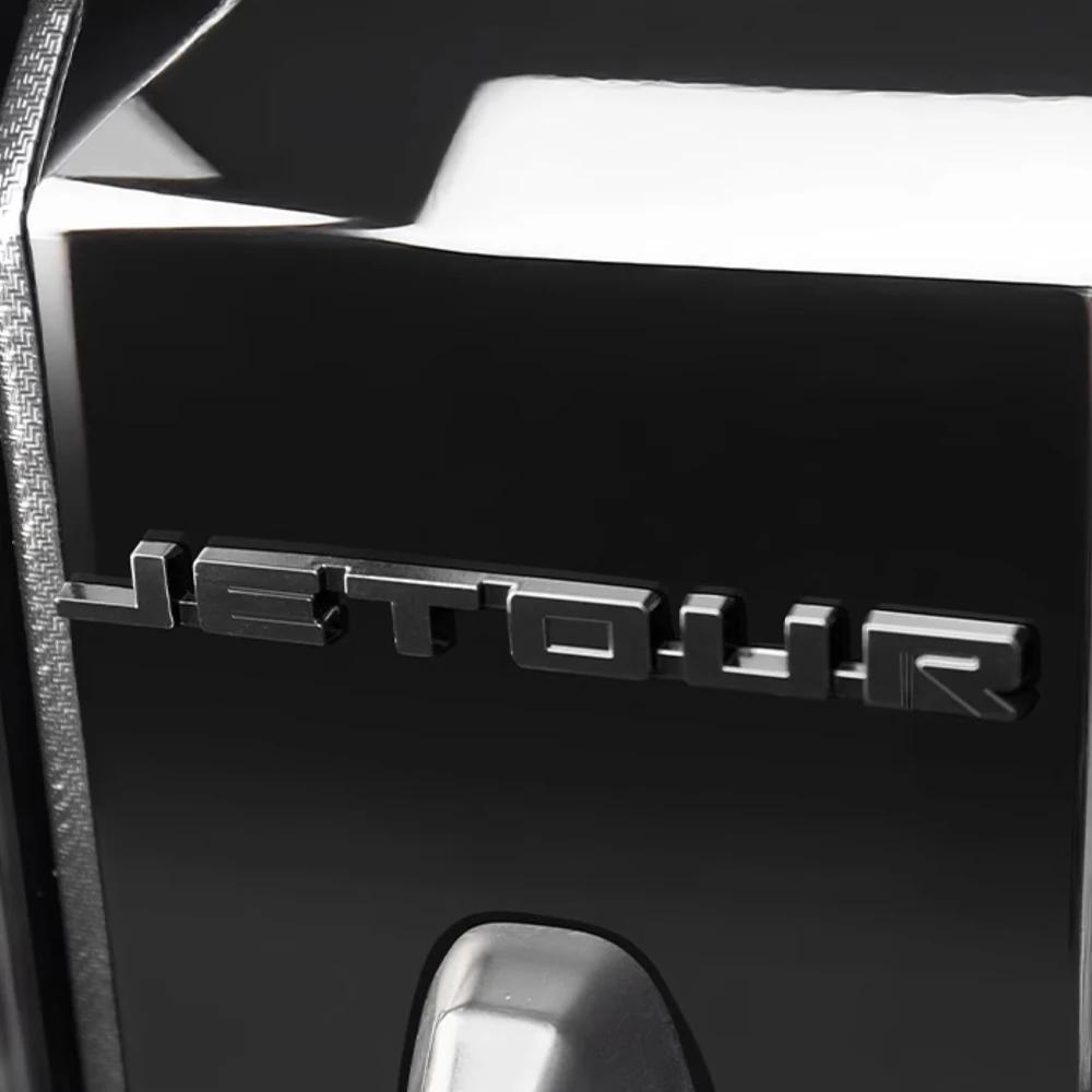 For T2 Chery Jetour 2023 2024 2025 Blackened Tail Letter Label Rear Door Logo Modification Accessories D111