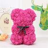 1 шт. 25 см Искусственные цветы из пены Медведь Медведь из роз Романтические Креативные подарки на День святого Валентина День матери Юбилей Свадьба