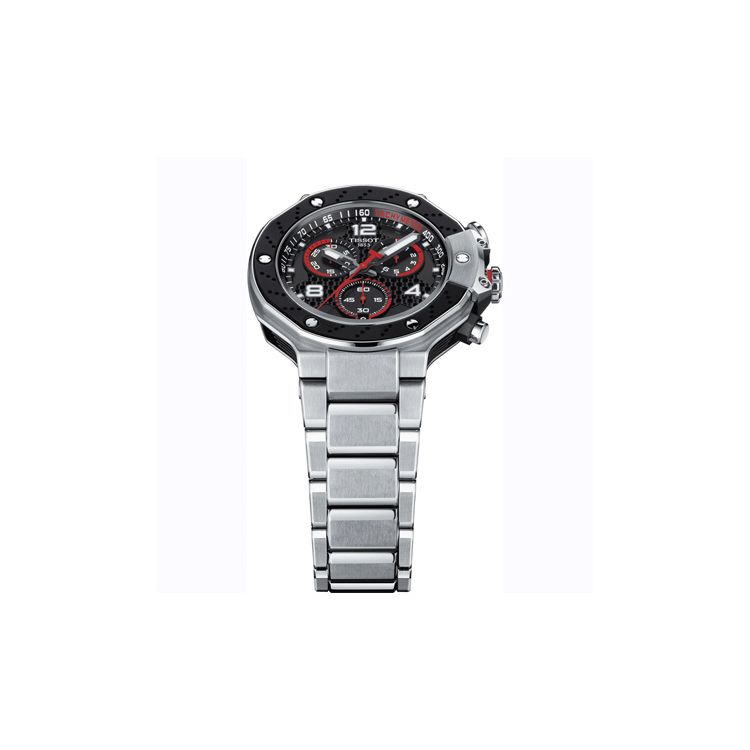 Tissot T-Race Motogp Хронограф Лимитированная серия Водонепроницаемость 100м Часы Мужские Черный T141.417.11.057.00