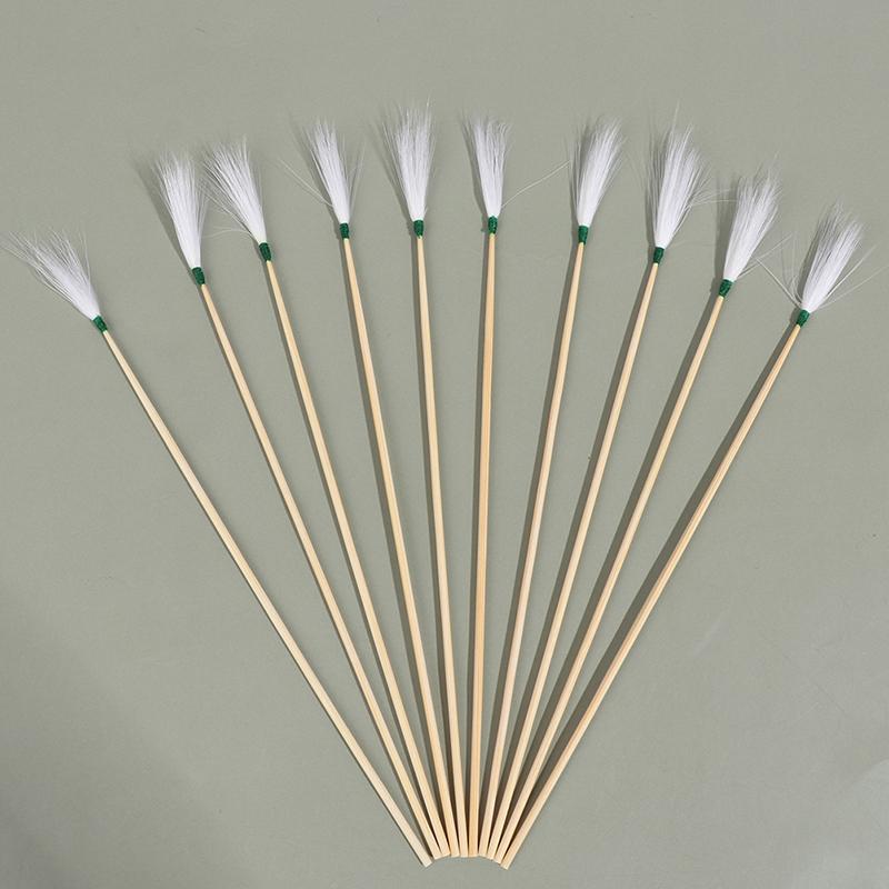 10 шт. бамбуковое перо для удаления ушной серы кюретка для чистки ушных раковин ложка для чистки палочка