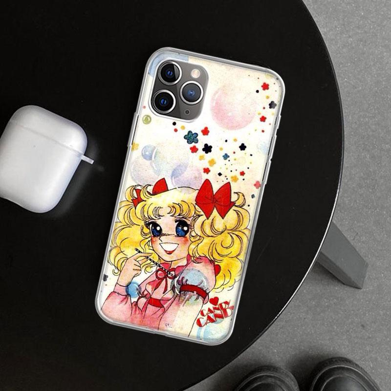 Аниме Конфетный Чехол для Телефона для iPhone 11 12 13 Mini 14 15 Plus 16 Pro Max 17 Air 7 8 + SE Арт Индивидуальный Fundas 11 12 13 Mini