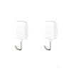 2pcs Strong Magnetic Hook Punch-free Refrigerator Magnetic Hook Non-sticky Hook Magnetic Hook