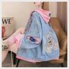 2024 Women's Retro Denim Short Jacket - Hooded, Loose Fit, Perfect for Spring & Autumn