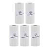 5 Roll Thermal Printing Paper Transparent Adhesive Water Proof Thermal Paper for Photos Notes Memos