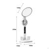 LED Fan Desk Light, Foldable Table Lamp USB Powered, Eye Protection, Bedside Night Dimmable
