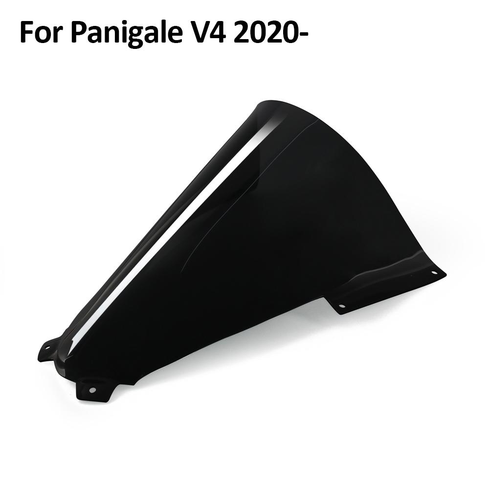 Motorcycle Windshield For Ducati Panigale V4 V4S 2020-2024 Windscreen Heighten Windshield Enlarge Wind Spoiler Cover Fairing