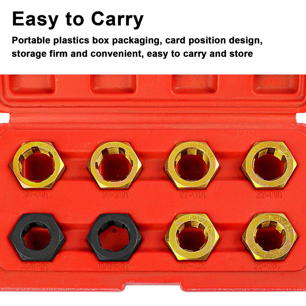 8 шт., ремонтный комплект для ремонта винта трансмиссионного вала автомобиля, набор для ремонта метрической дюймовой резьбы, автомобильный винт