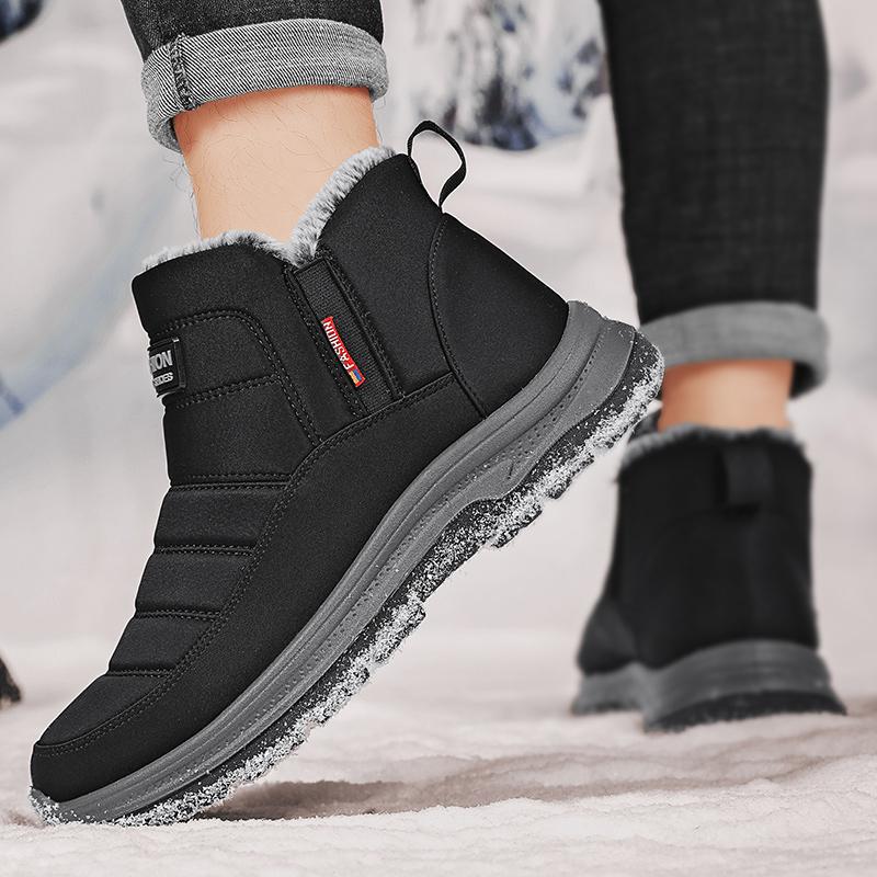 MCTIN Осенне-зимние женские толстые теплые спортивные туфли с нескользящей амортизацией, легкие высокие мужские кроссовки