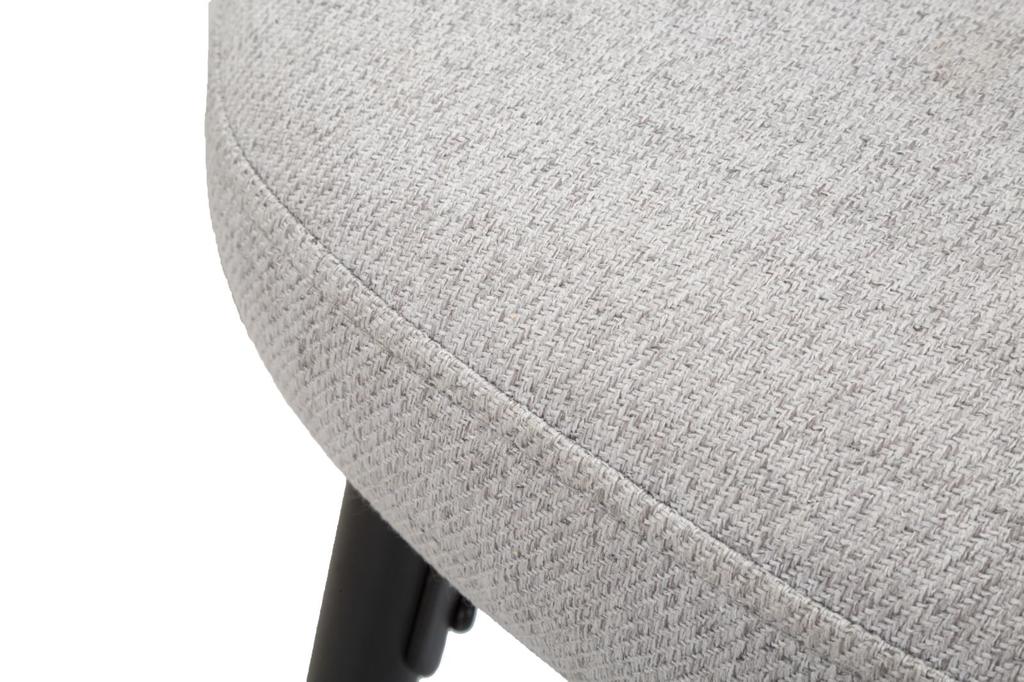 Bar Stool Losanna Grey Set 2 Pz Cm 52X59X108