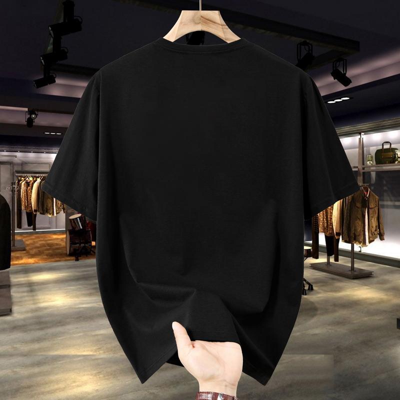 4XL-12XL Футболка больших размеров для мужчин Винтажная одежда Модные летние футболки Футболка большого размера с коротким рукавом