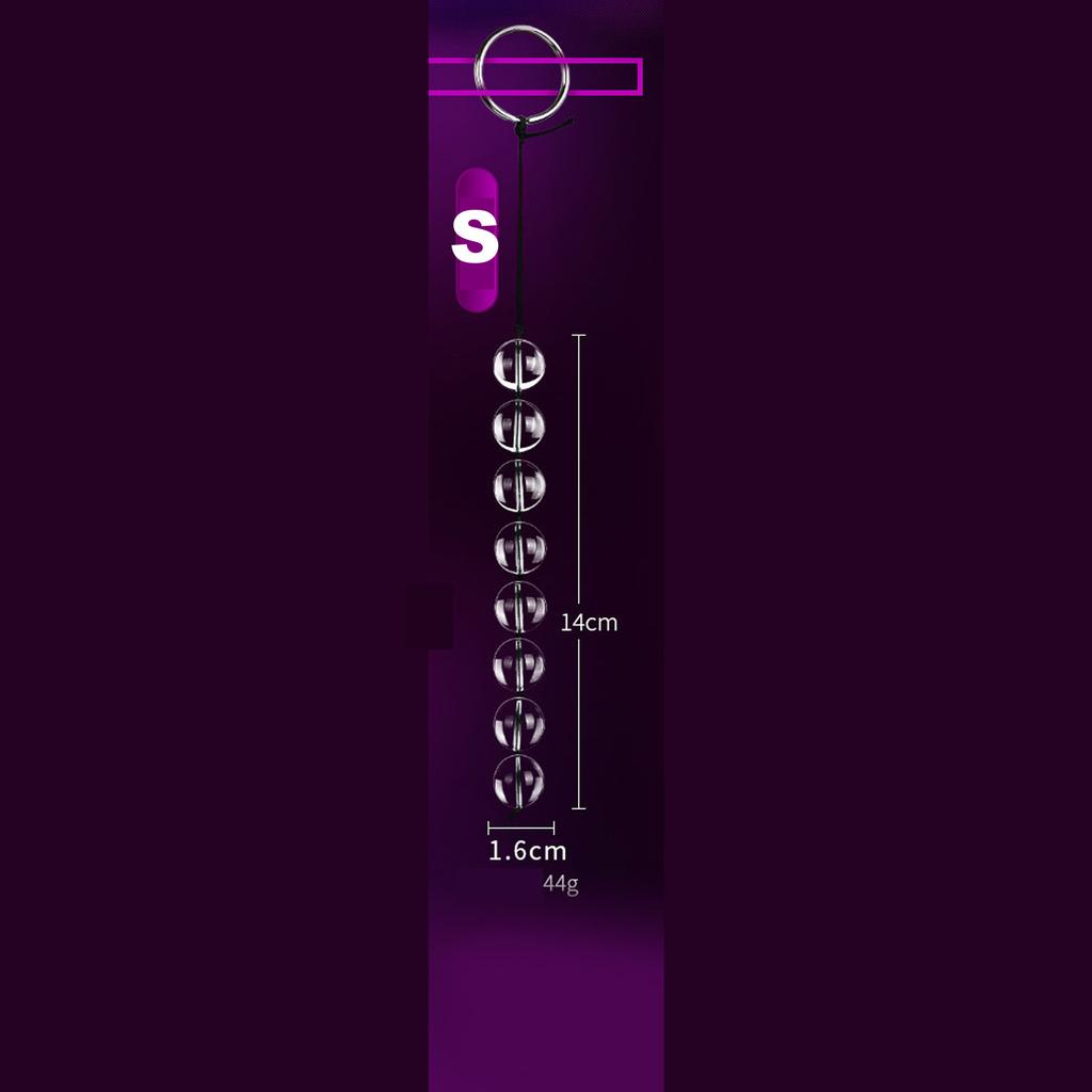 4 размера Стеклянные анальные шарики Вагинальные шарики Анальная пробка Анальная пробка Секс-игрушки Цепь из бисера Секс-игры Продукты Секс-игрушки Анальный шарик Вибратор