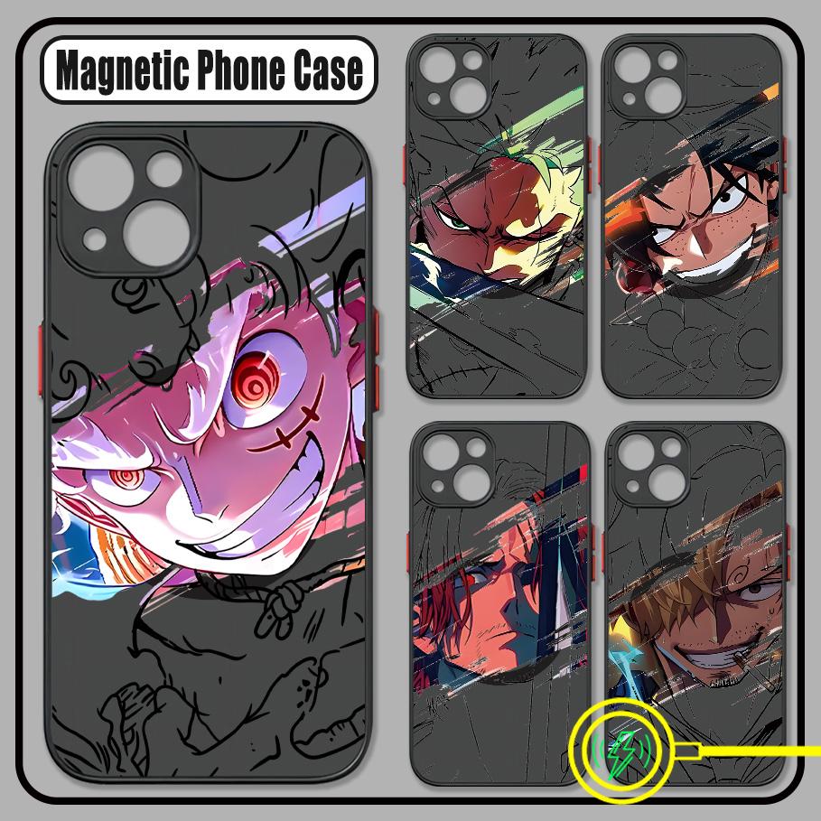 Anime Ones Pieces Luffys Zoros Phone Case for iPhone 17 16 15 14 13 12 11 Air Pro Max Mini XR XS X 7 8 6 6s Plus Matte Magnetic
