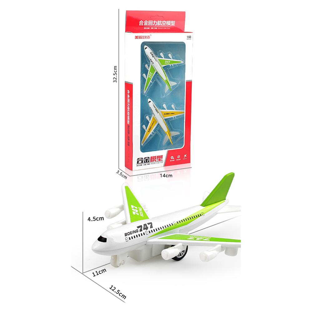 1/60 модель самолета, Boeing A380 747-2, авиационные рождественские украшения, прочный самолет, устойчивая к падению игрушка для комнаты коллекционера