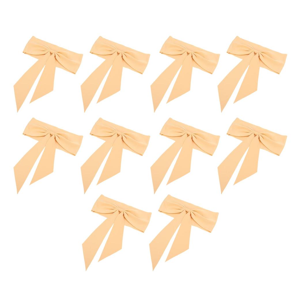 10pcs Chair Sashes Exquisite Reusable Chair Bows for Hotel Weddings Meetings Chair Decoration