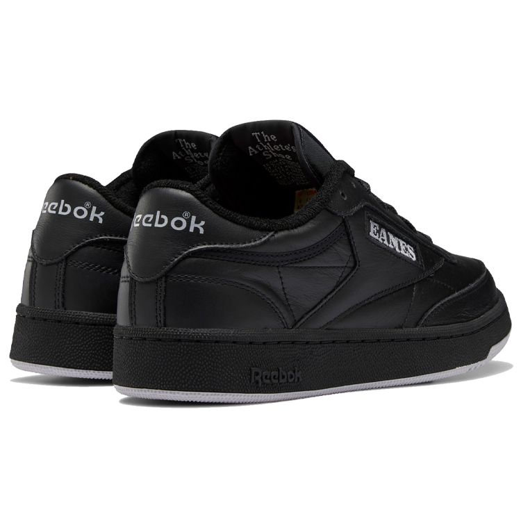 Eames Office x Reebok Club C 85 Monotone Pack - Черные Унисекс Кроссовки Основной Черный Холодный Серый-2 GY1067