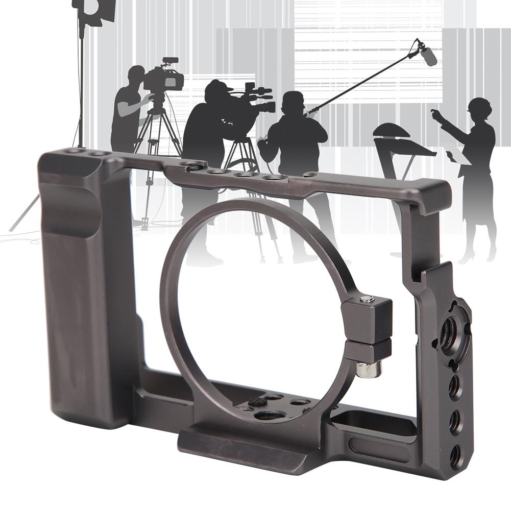 Клетка для фотокамеры из алюминиевого сплава, прецизионная обработка на станке с ЧПУ, богатые возможности расширения, защитный чехол для камер Sony RX100 M7