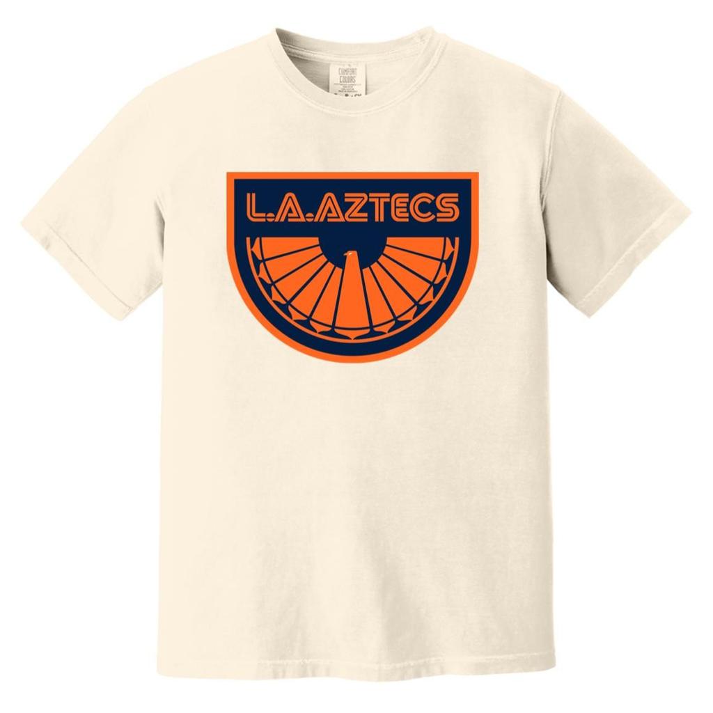 Los Angeles Aztecs T-shirt Heavyweight Vintage Colors | NASL Soccer Team