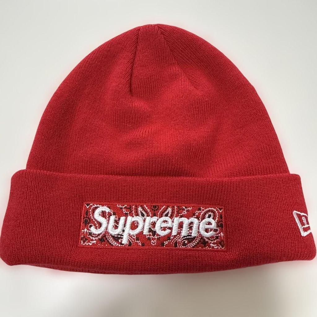 Б/у шапка Supreme с банданой и логотипом Box Logo