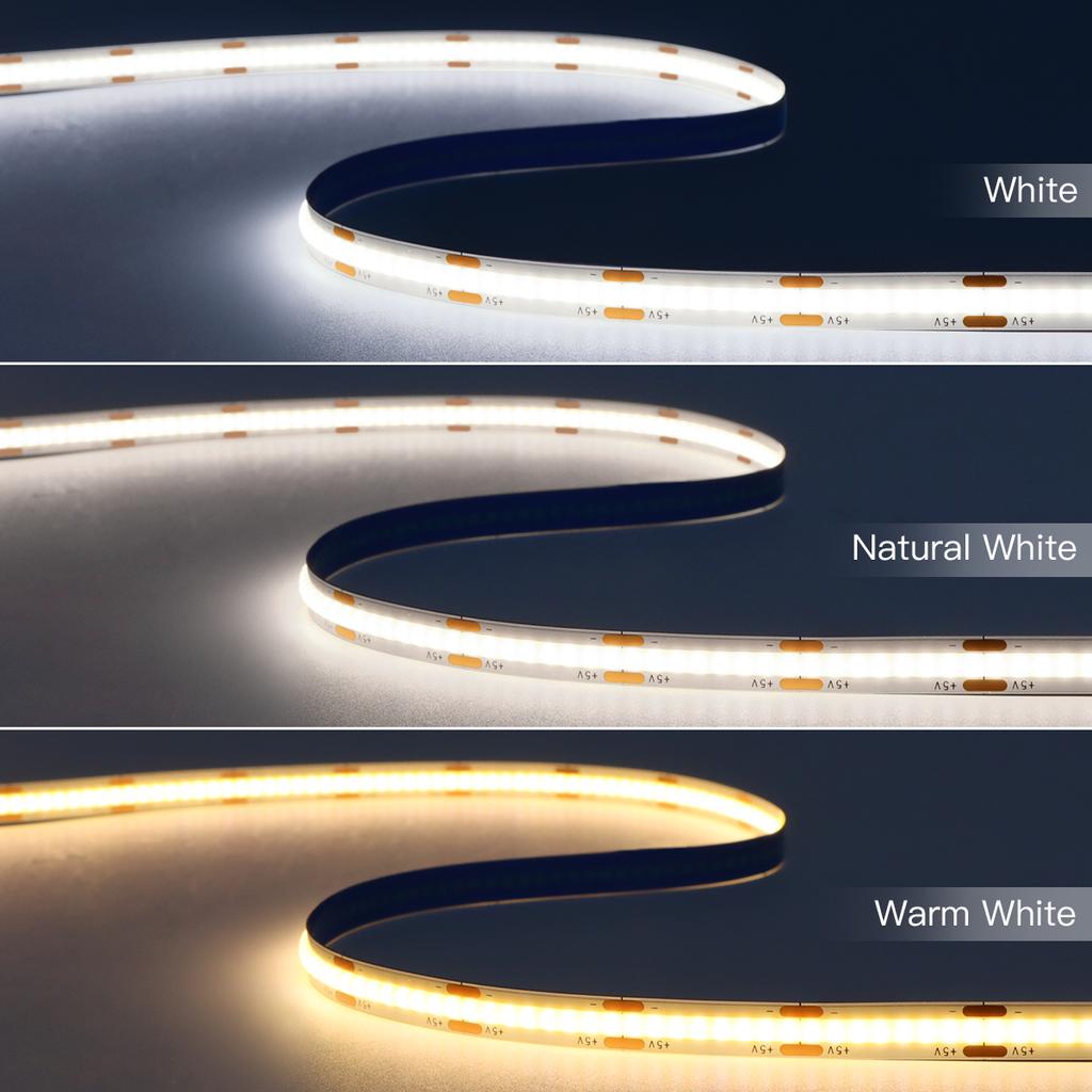 Сенсорный датчик с регулируемой яркостью COB светодиодная лента USB 5 В встраиваемый сенсорный выключатель светодиодная лента DIY книжный шкаф витрина подсветка телевизора лампа