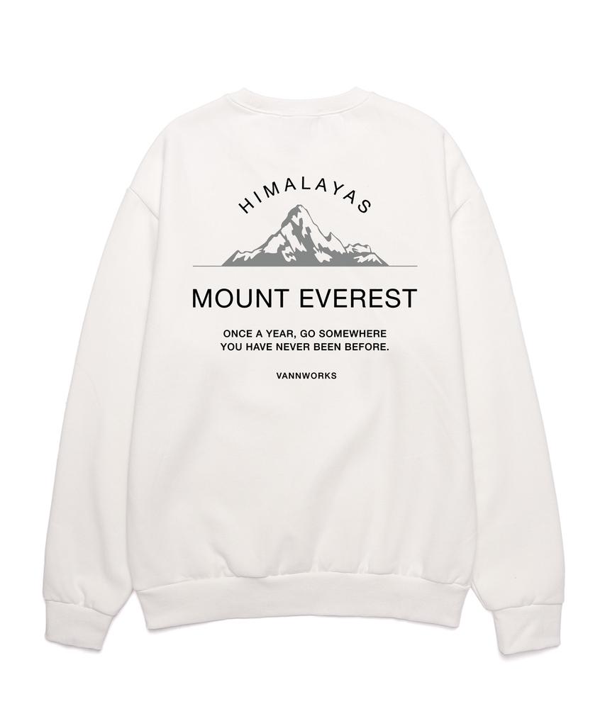 VANNWORKS Everest Oversized Sweatshirt (Vls0004) White (B Type)