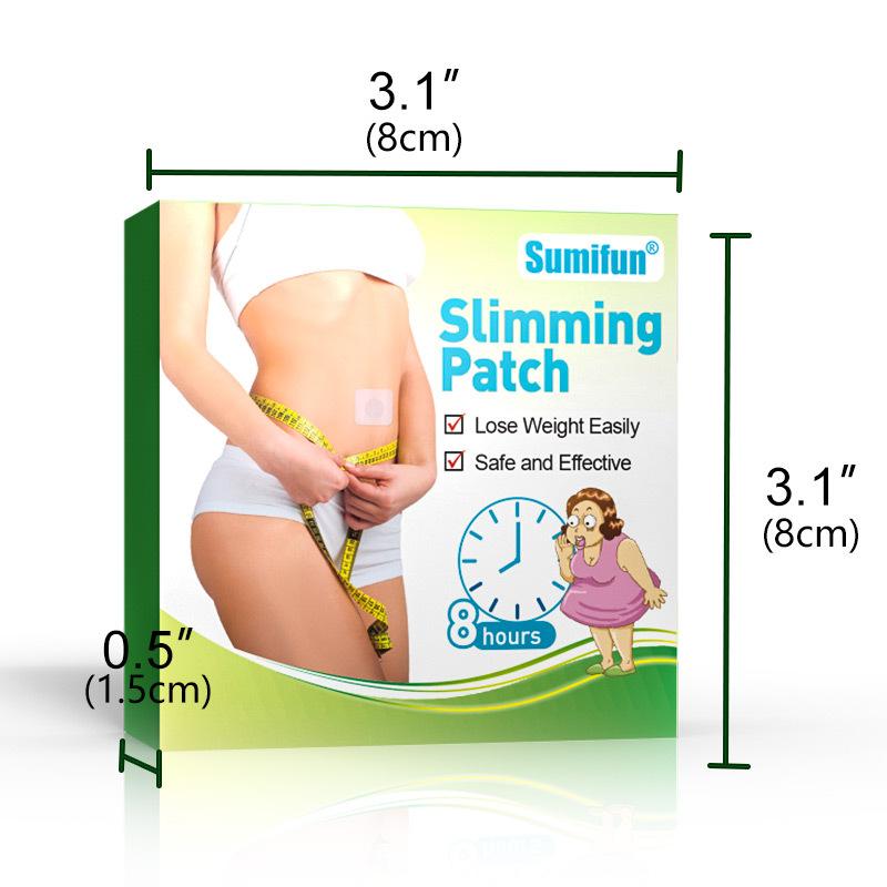20Pcs Belly Slimming Patch Fast Burning Fat Lose Weight Detox Abdominal Navel Sticker Dampness-Evil Removal Improve Stomach Tool