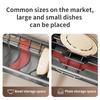Кухонная миска Полка для сушки тарелок Настенная сушилка для посуды Многофункциональная подставка для палочек для еды Ложка Столовая посуда Держатель для тарелок