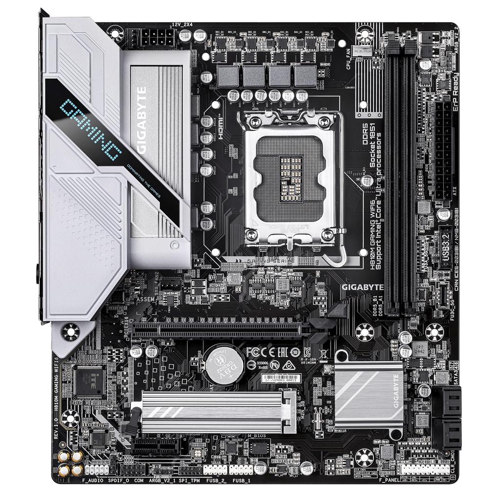 GIGABYTE H810M GAMING WIFI6 Motherboard with Intel H810 Chipset MB6738 Micro-ATX