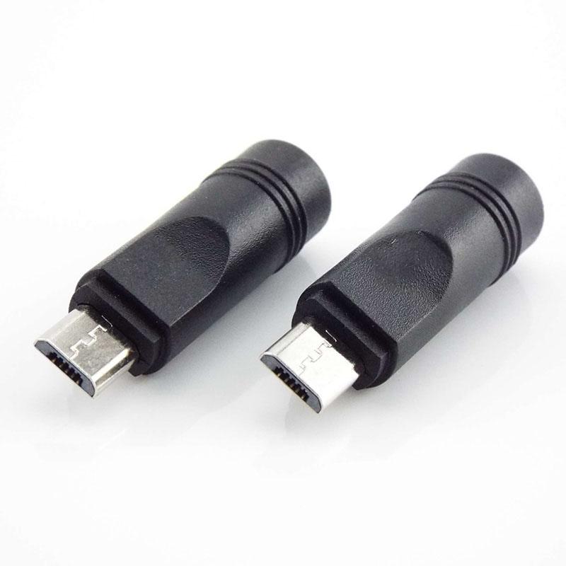 DC Plug to Mirco USB адаптер питания конвертер папа-мама разъем для ноутбука ноутбук компьютер ПК 5.5x2.1 мм