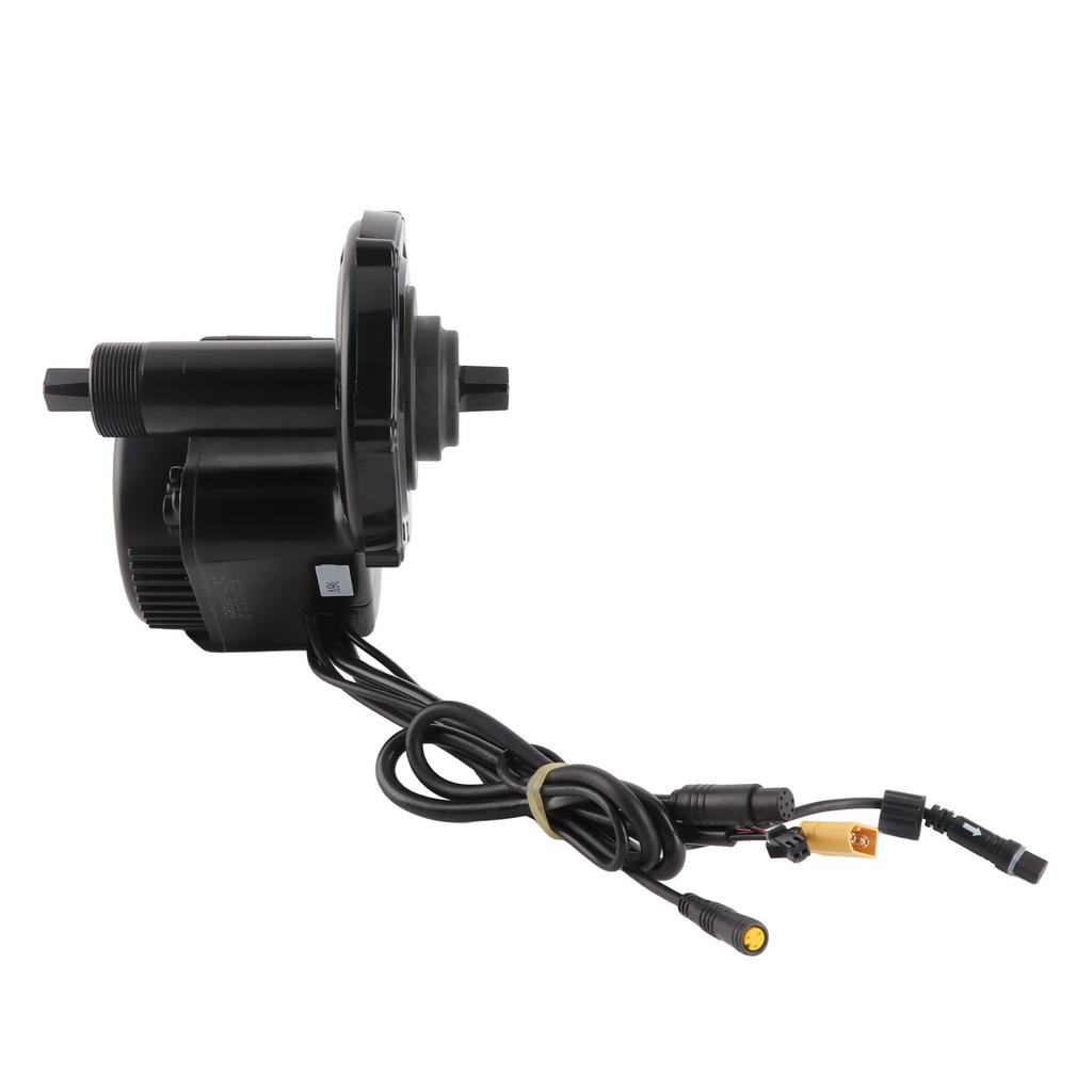 36V 500W Electric Bike Mid Mount Motor Conversion Kit with C961 Black and White Horizontal Panel