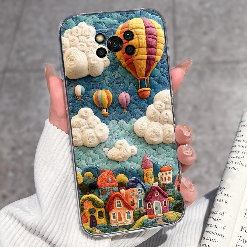 Прозрачный чехол для телефона Xiaomi Poco X3 X4 NFC X5 X6 X7 Pro F3 F4 GT F5 Мягкий ТПУ чехол Ретро узоры карманных часов Ударопрочный чехол для Xiaomi Накладка Capa