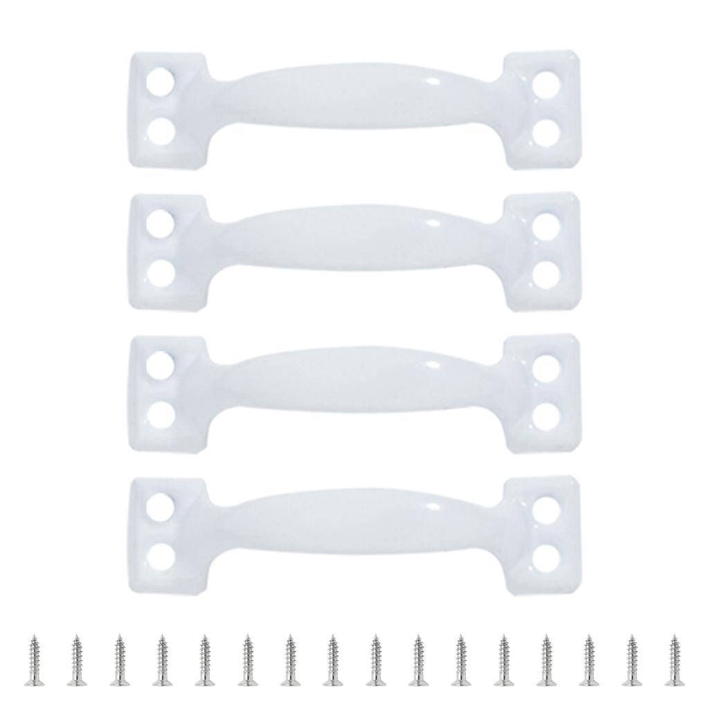 4pcs Barn Door Drawers Handles Bows-Shaped Metal Wardrobe Cabinet Pulls Iron Furniture Knob for Home Decoration