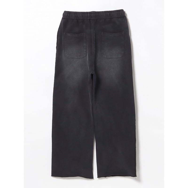 [Beams Heart] Pants GMS Wide Straight Cotton Urake Men's BLACK S