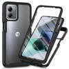 Для Motorola Moto G54 Power G24 G04S G 84 5G Crystal Case Front Film Hybrid Back Capa Motorola G14 G84 54 14 04 Противоударный чехол