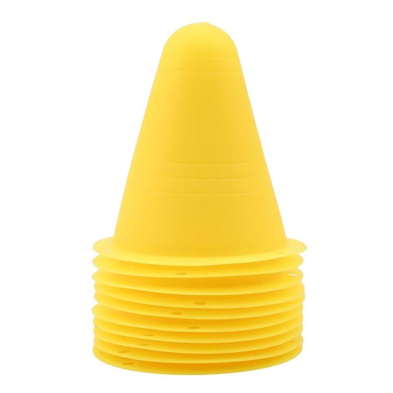 10PCS Colorful Skate Marker Cones Roller Football Skateboard Training Equipment Marking Cup Marker