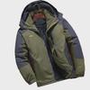 Men's Winter Cotton-Padded Jacket - Plus Velvet, Thick, Windproof & Waterproof for Middle-Aged & Elderly Dads