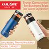 316 Stainless Steel Thermos Flask Leak-Proof Vacuum Insulated Bottle 400ml Portable Thermal Water Bottle Office Coffee Tea Cup