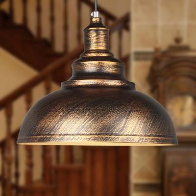 Nordic Loft Simple Retro Industrial Style Restaurant Lights Bar Cafe Creative Clothing Store American Pot Lid Pandent Lights